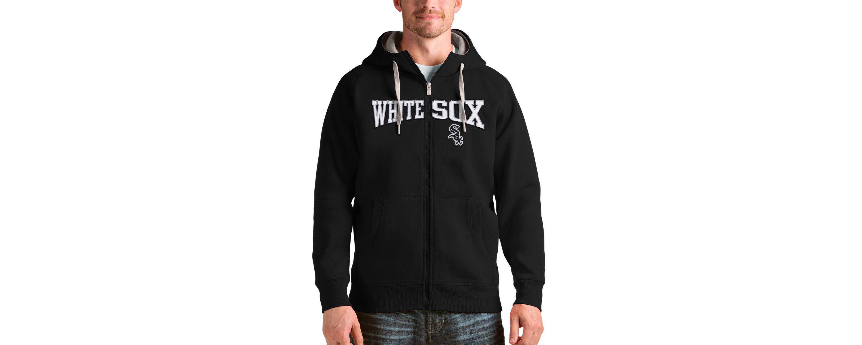 Chicago White Sox MLB Chicago Sox Team Logo Victory Full-Zip Hoodie