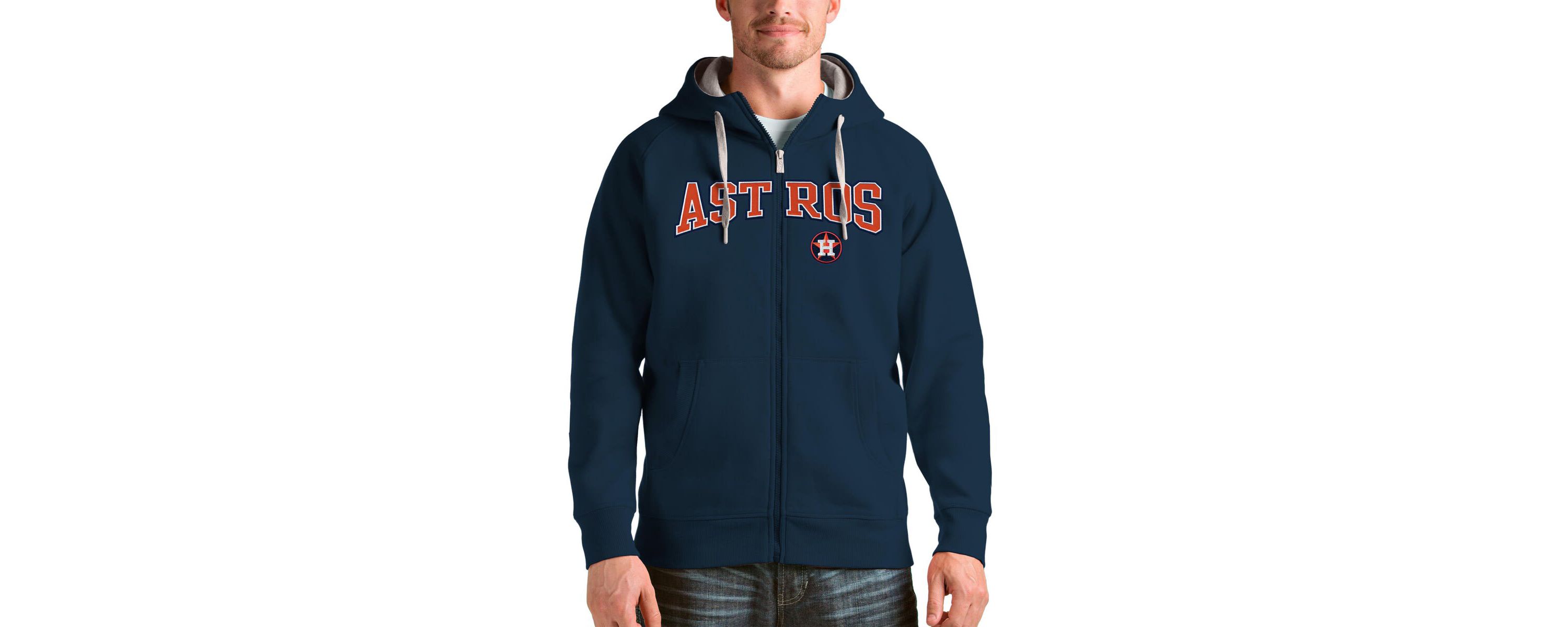 MLB Houston Astros Team Logo Victory Full-Zip Hoodie