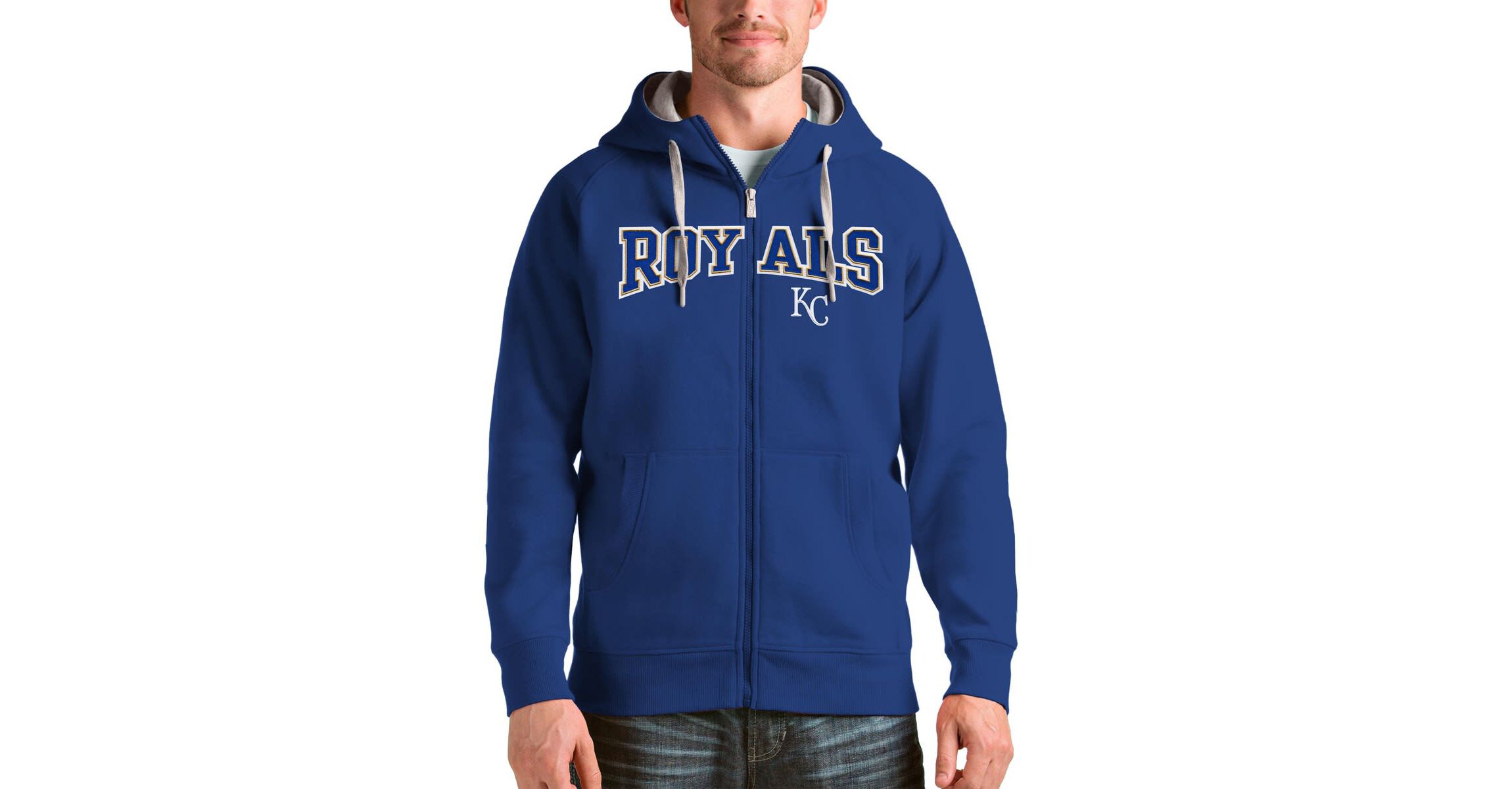 MLB Kansas City Royals Team Logo Victory Full-Zip Hoodie