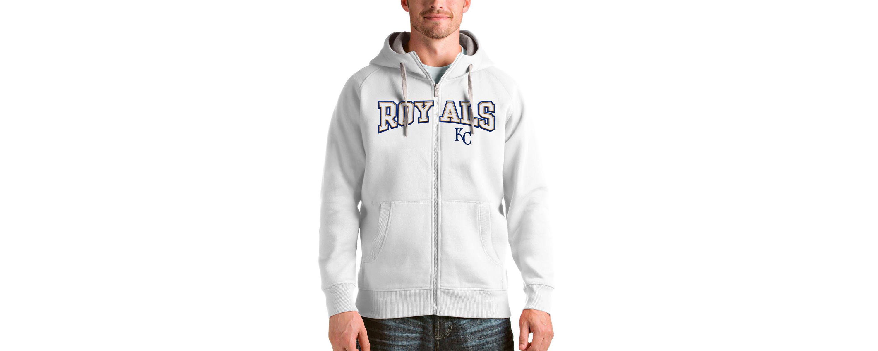 MLB Kansas City Royals Team Logo Victory Full-Zip Hoodie