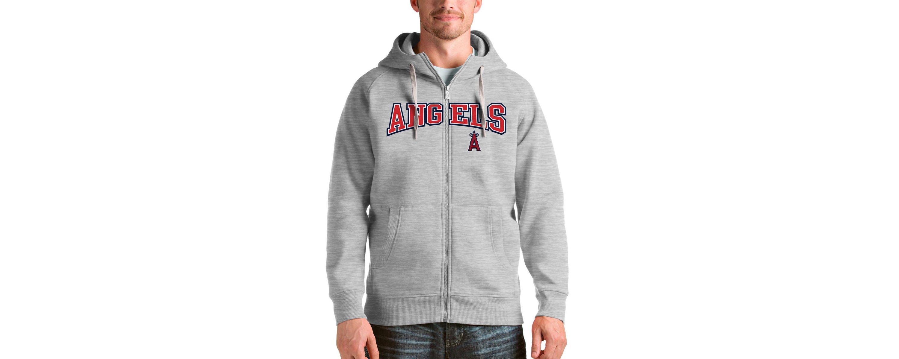 MLB Los Angeles Angels Team Logo Victory Full-Zip Hoodie