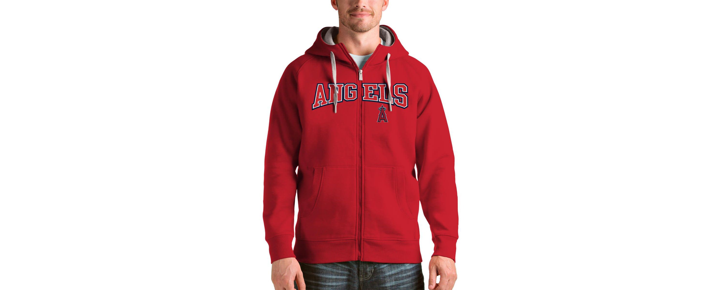 MLB Los Angeles Angels Team Logo Victory Full-Zip Hoodie