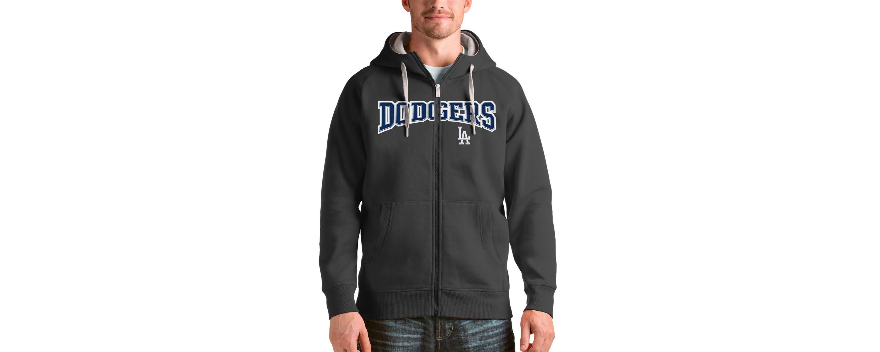 MLB Los Angeles Dodgers Team Logo Victory Full-Zip Hoodie
