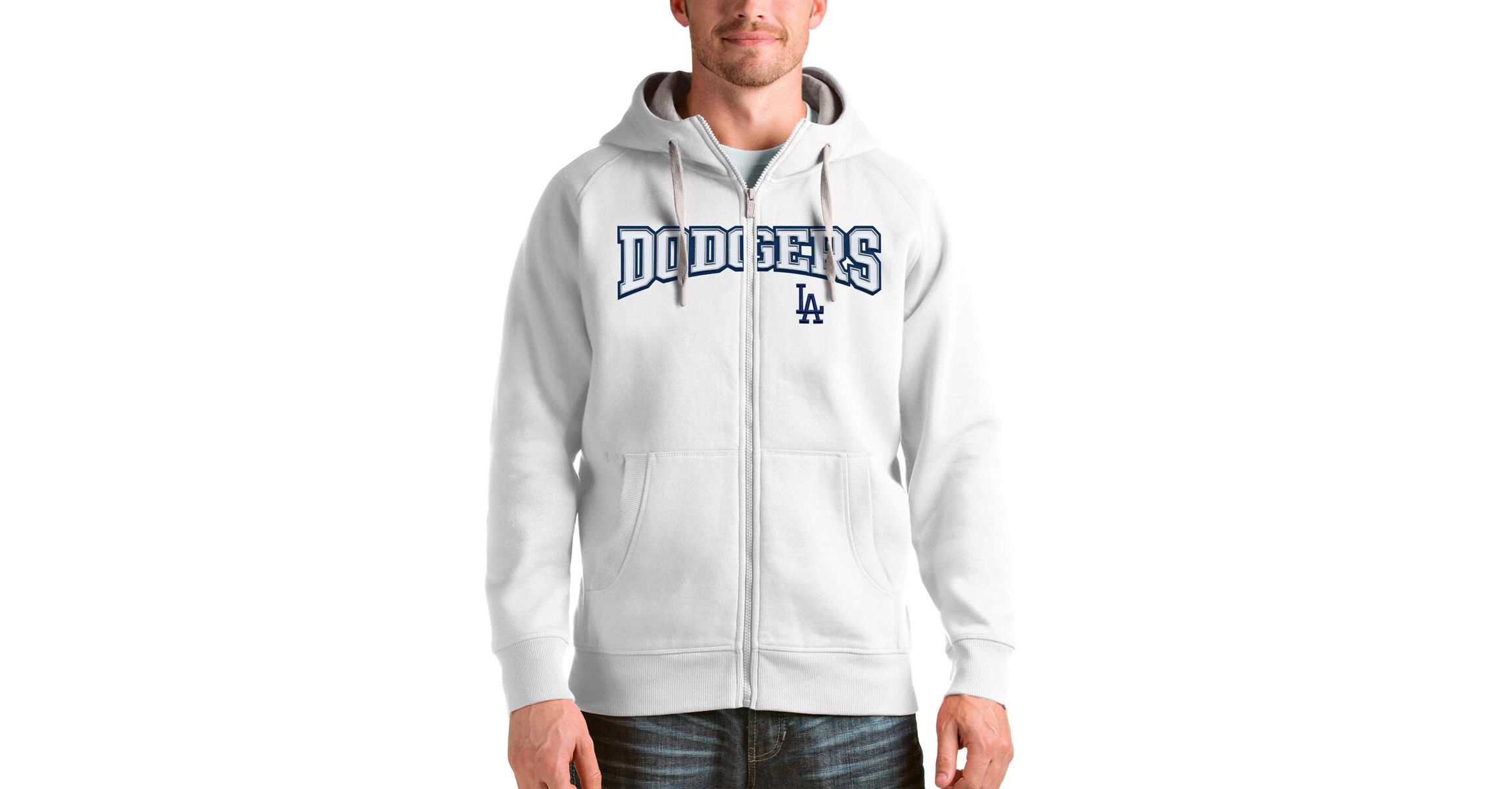 MLB Los Angeles Dodgers Team Logo Victory Full-Zip Hoodie