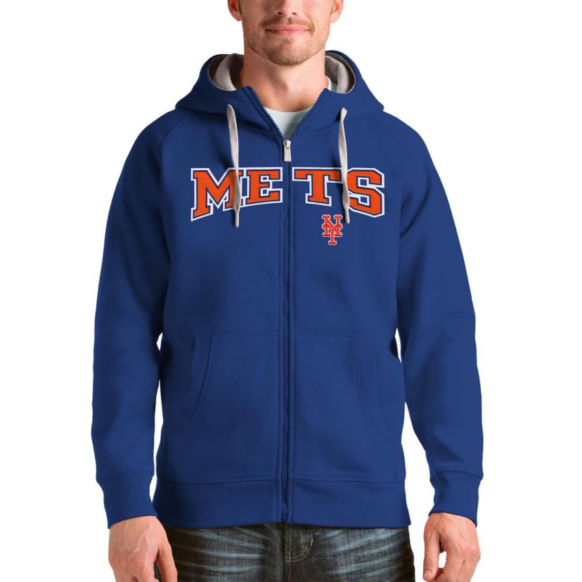 MLB New York Mets Team Logo Victory Full-Zip Hoodie