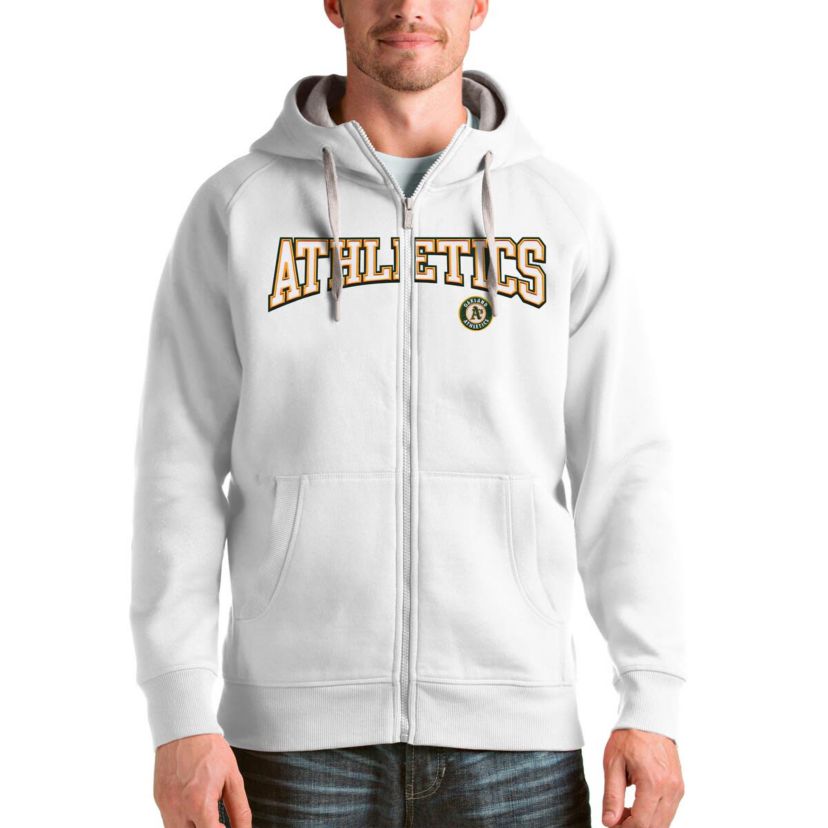 Oakland Athletics MLB Athletics Team Logo Victory Full-Zip Hoodie