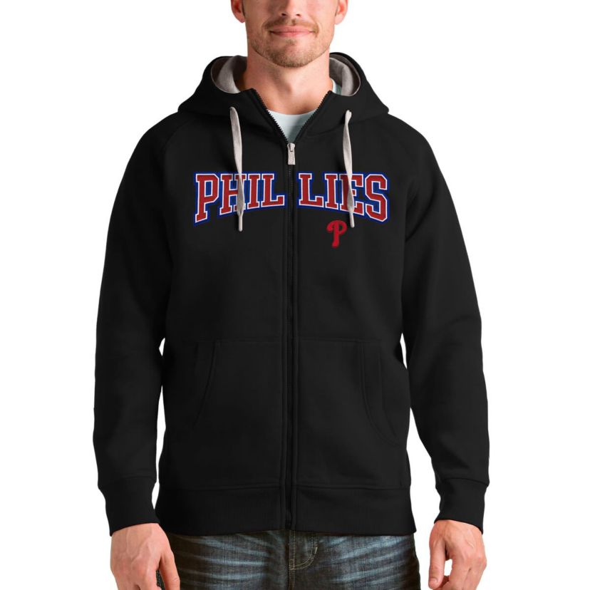 MLB Philadelphia Phillies Team Logo Victory Full-Zip Hoodie