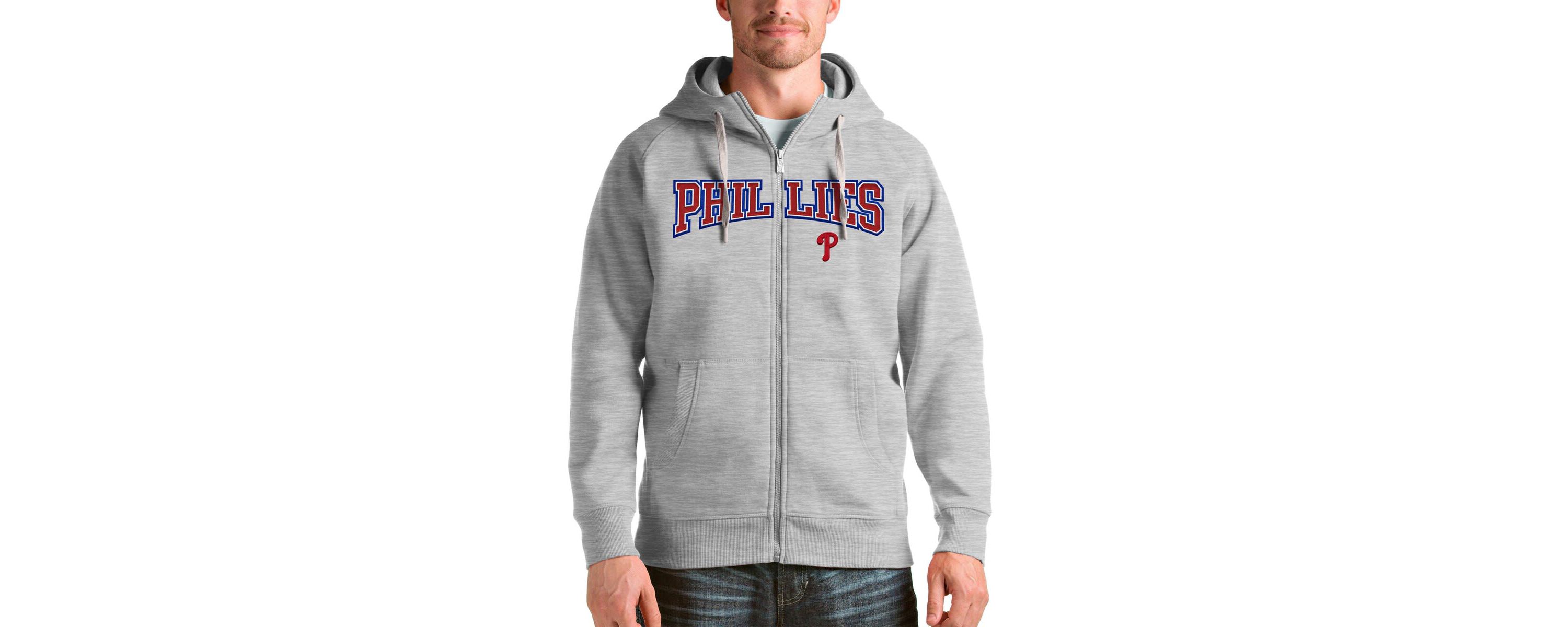 MLB Philadelphia Phillies Team Logo Victory Full-Zip Hoodie