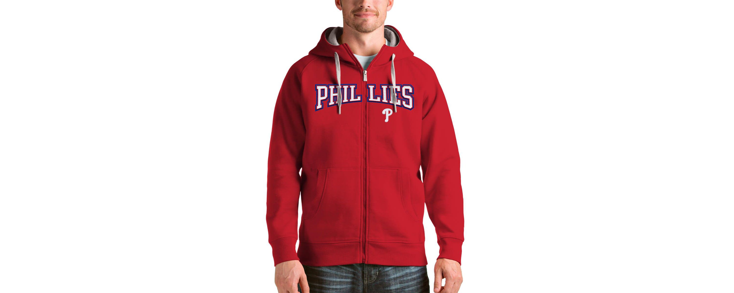MLB Philadelphia Phillies Team Logo Victory Full-Zip Hoodie