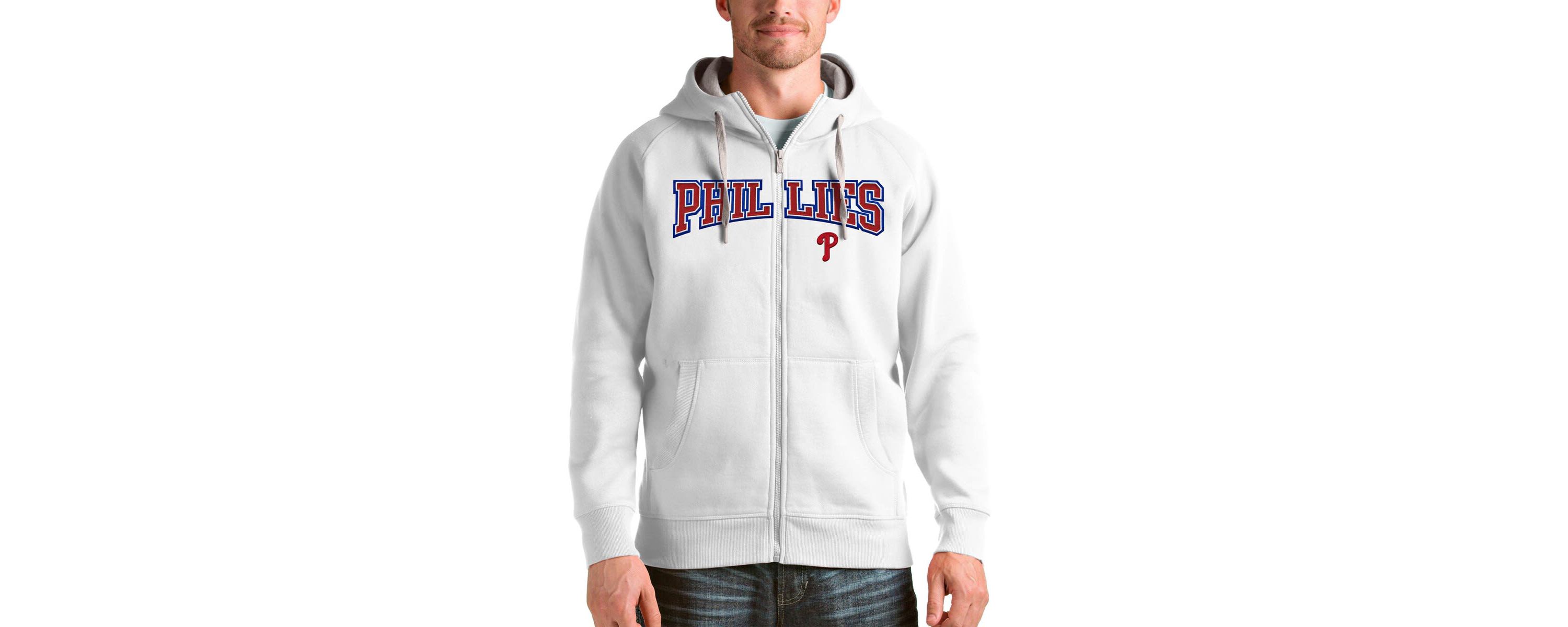 MLB Philadelphia Phillies Team Logo Victory Full-Zip Hoodie