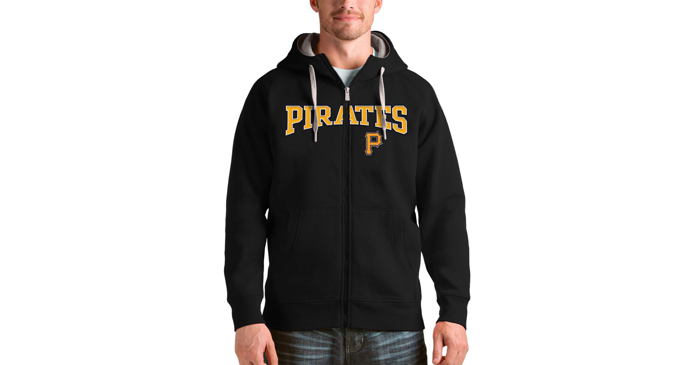 MLB Pittsburgh Pirates Team Logo Victory Full-Zip Hoodie