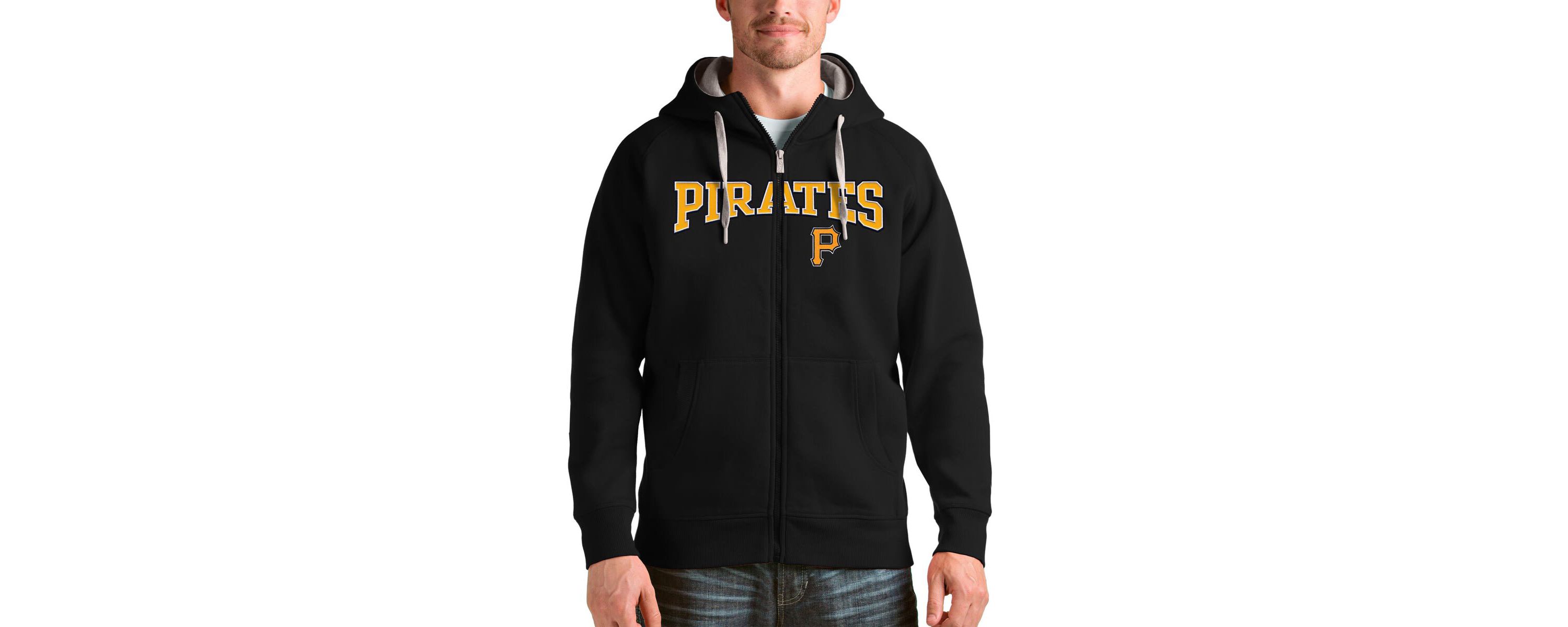 MLB Pittsburgh Pirates Team Logo Victory Full-Zip Hoodie