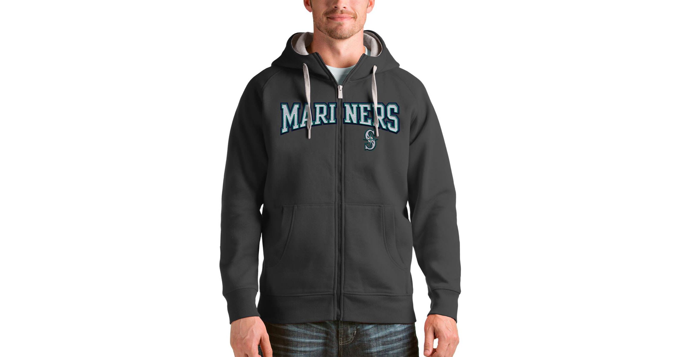 MLB Seattle Mariners Team Logo Victory Full-Zip Hoodie