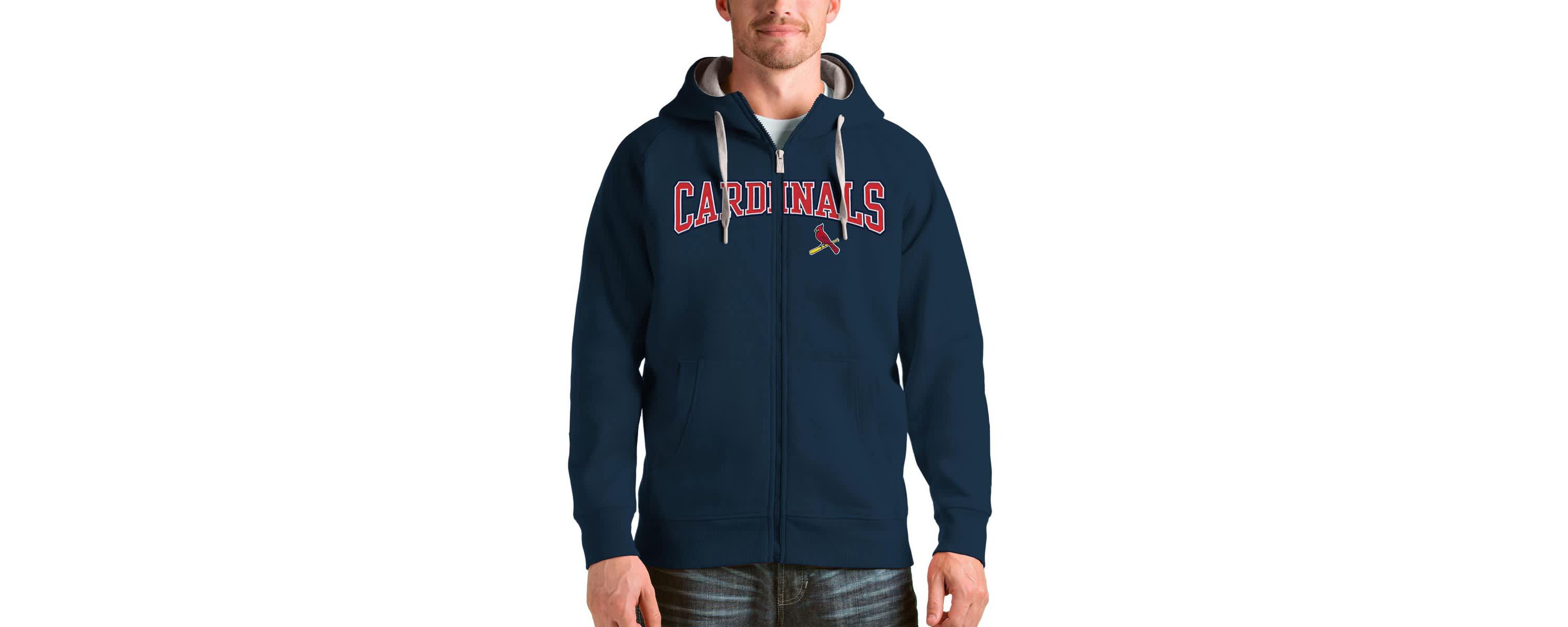 MLB St. Louis Cardinals Team Logo Victory Full-Zip Hoodie