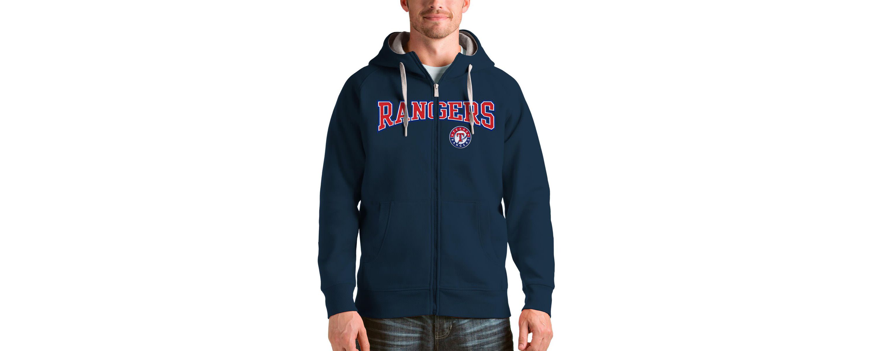 MLB Texas Rangers Team Logo Victory Full-Zip Hoodie