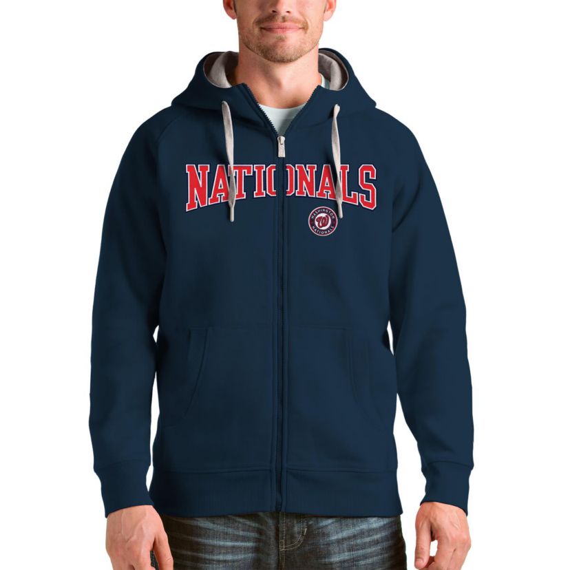 MLB Washington Nationals Team Logo Victory Full-Zip Hoodie