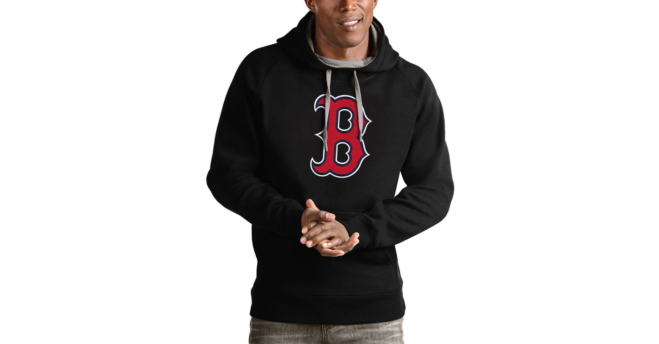 Boston Red Sox MLB Boston Sox Victory Pullover Team Logo Hoodie