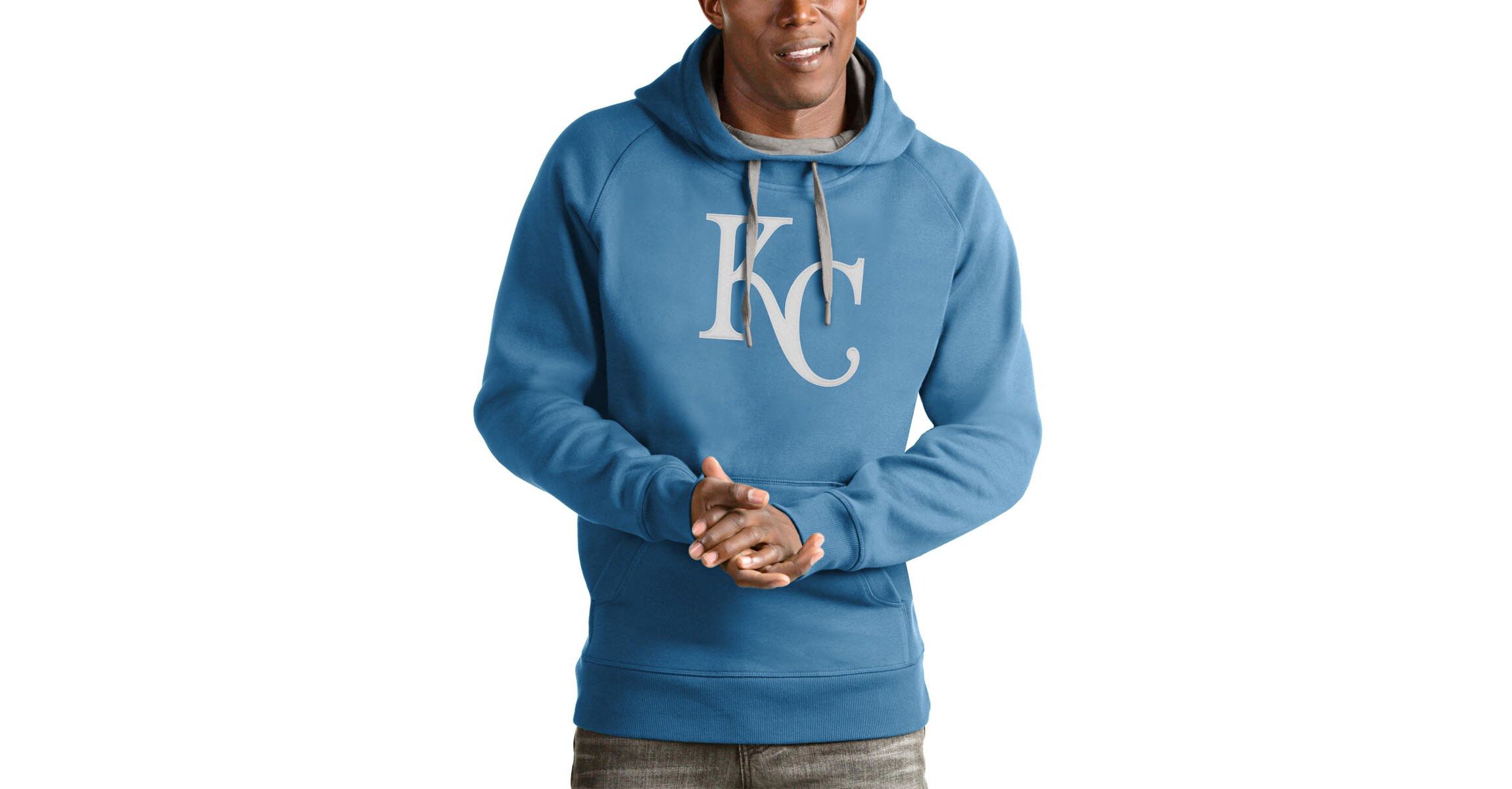 MLB Light Kansas City Royals Victory Pullover Team Logo Hoodie