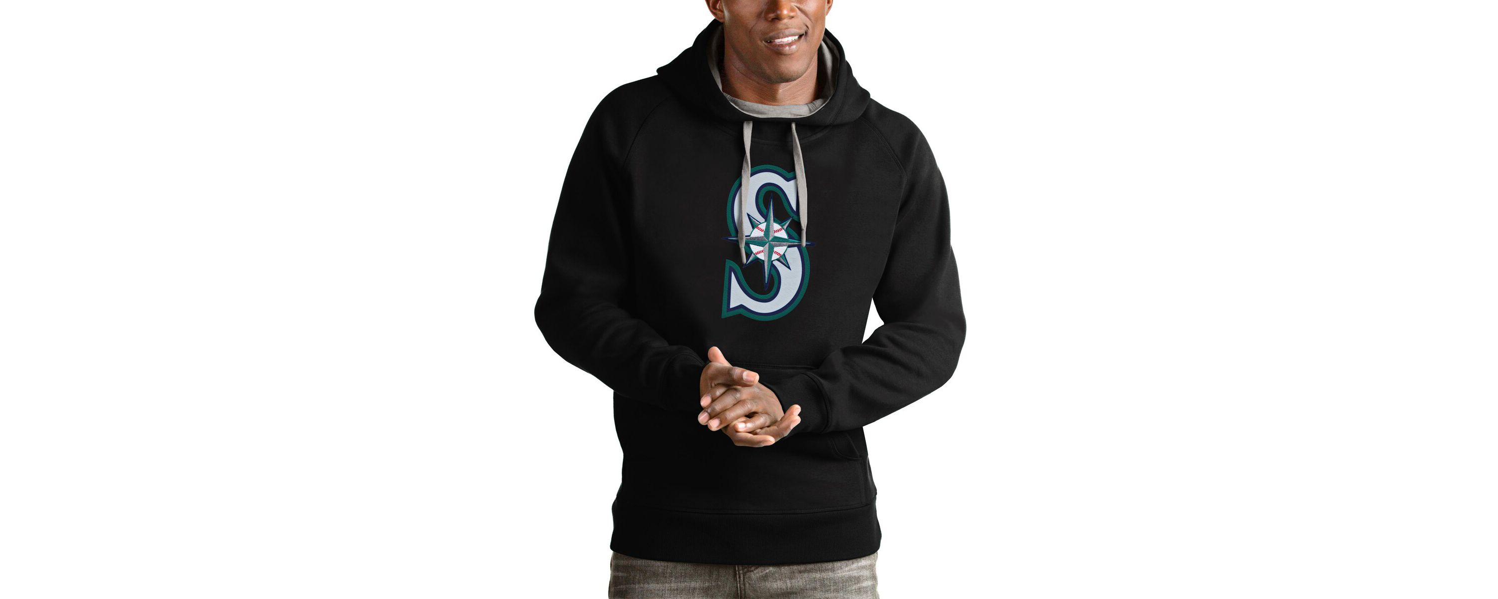 MLB Seattle Mariners Victory Pullover Team Logo Hoodie
