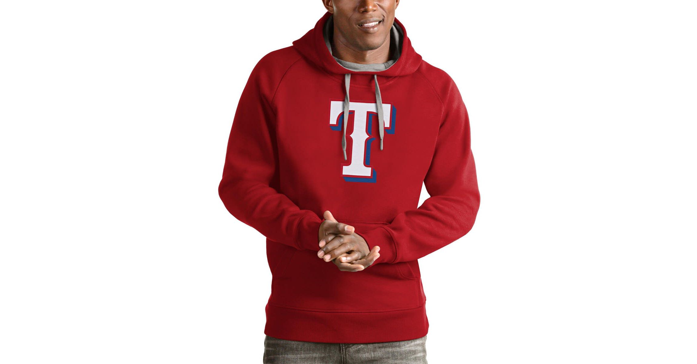 MLB Texas Rangers Victory Pullover Team Logo Hoodie