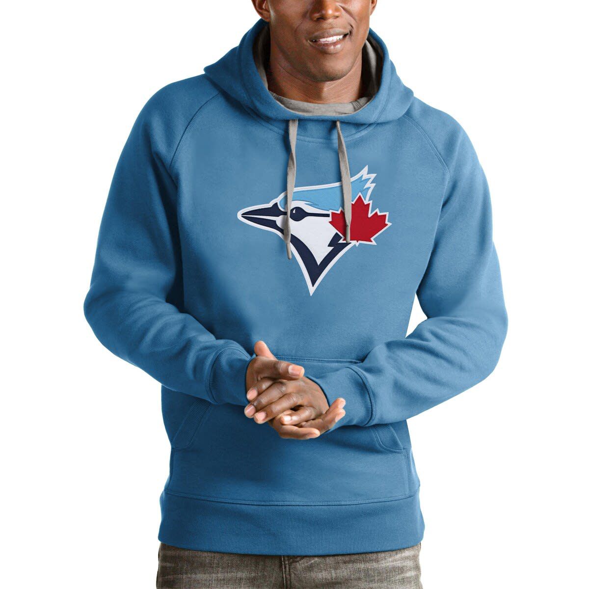 Toronto Blue Jays MLB Light Toronto Jays Victory Pullover Team Logo Hoodie