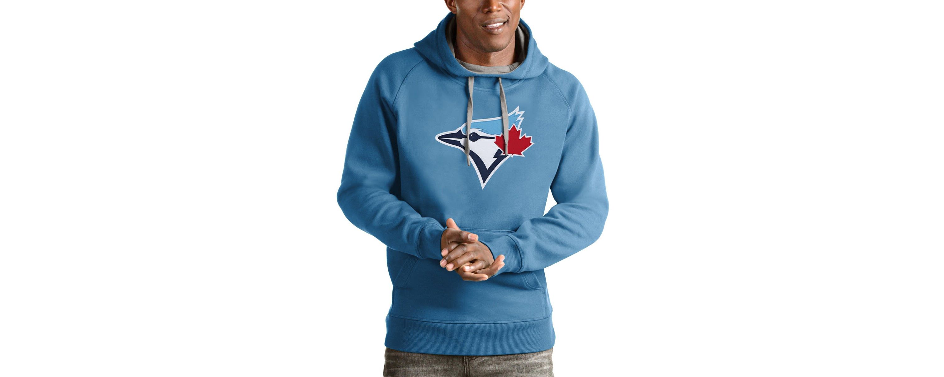 Toronto Blue Jays MLB Light Toronto Jays Victory Pullover Team Logo Hoodie