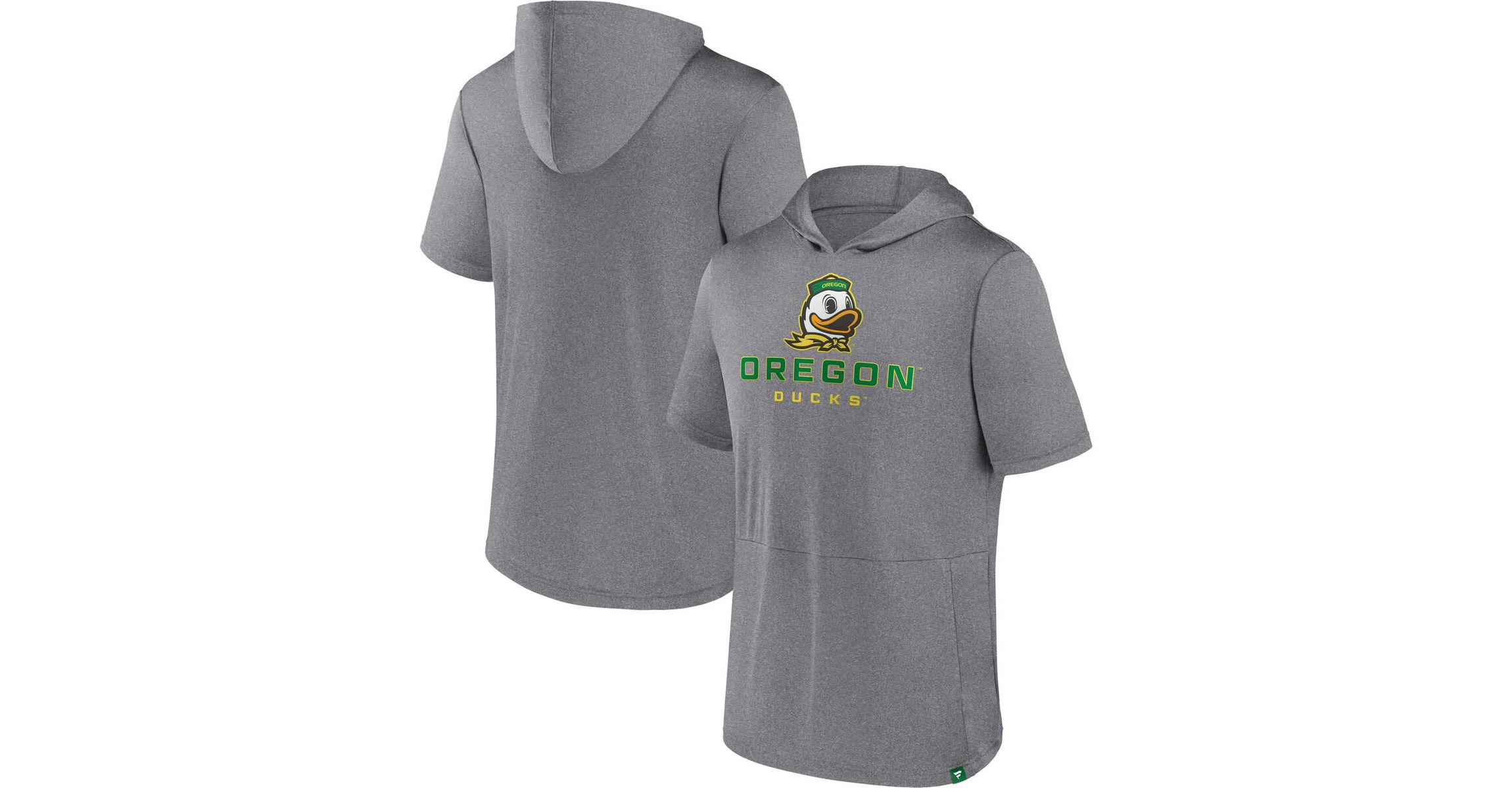 NCAA Fanatics Oregon Ducks Modern Stack Hoodie T-Shirt
