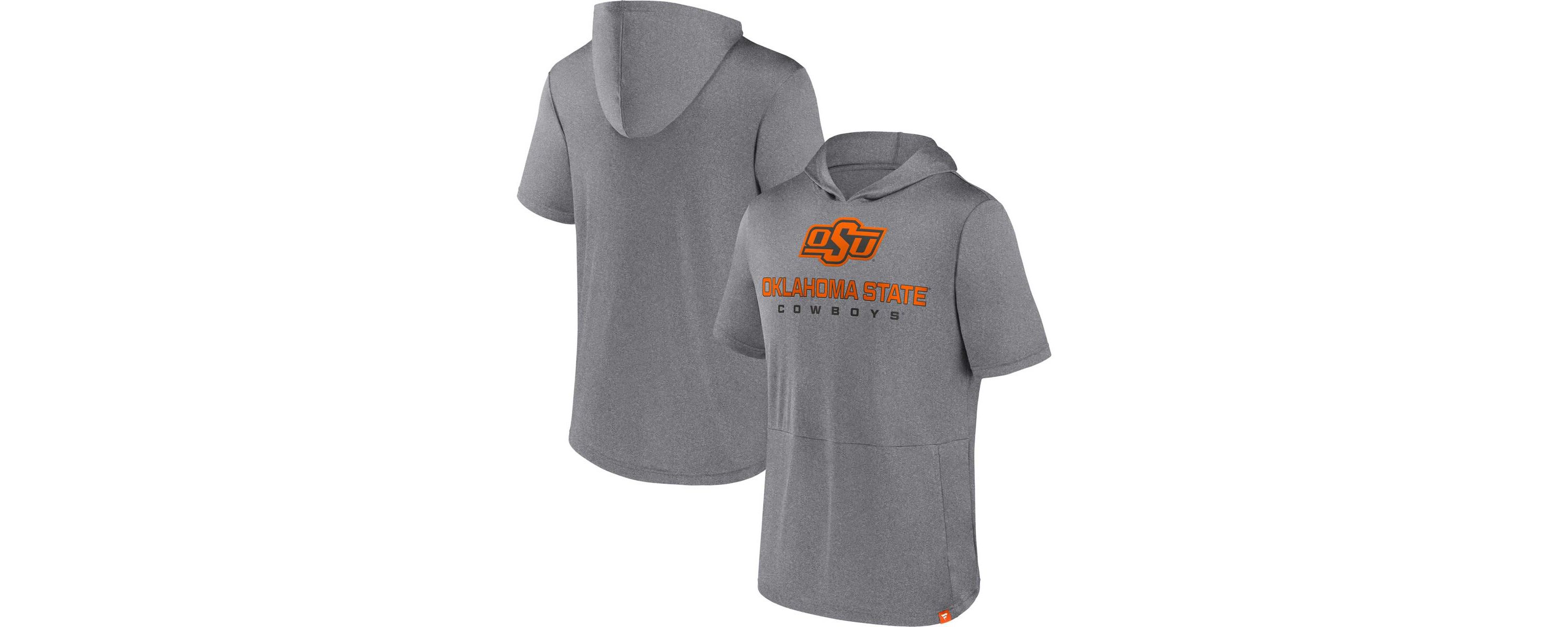NCAA Fanatics Oklahoma State Cowboys Modern Stack Hoodie T-Shirt