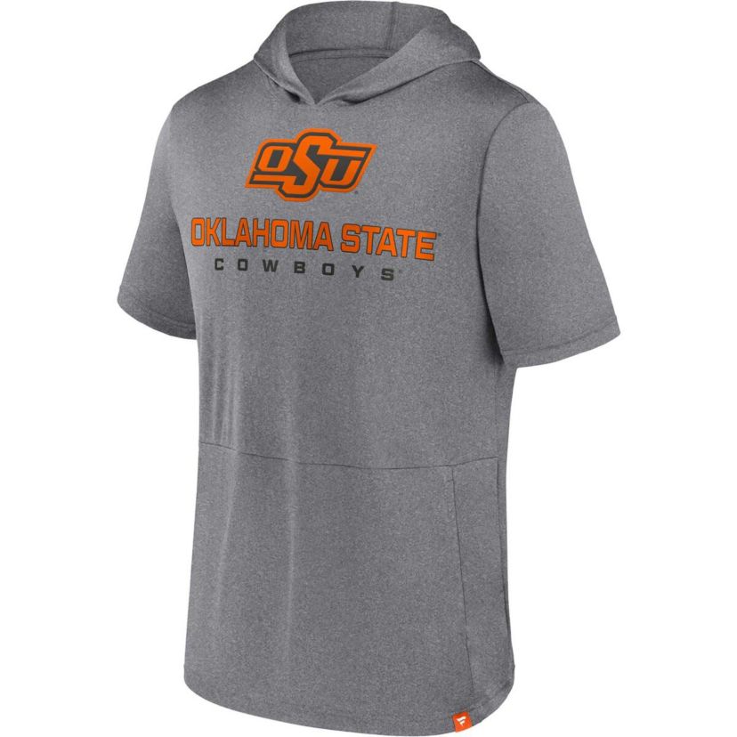 NCAA Fanatics Oklahoma State Cowboys Modern Stack Hoodie T-Shirt