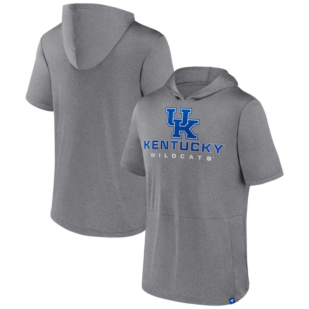 NCAA Fanatics Kentucky Wildcats Modern Stack Hoodie T-Shirt