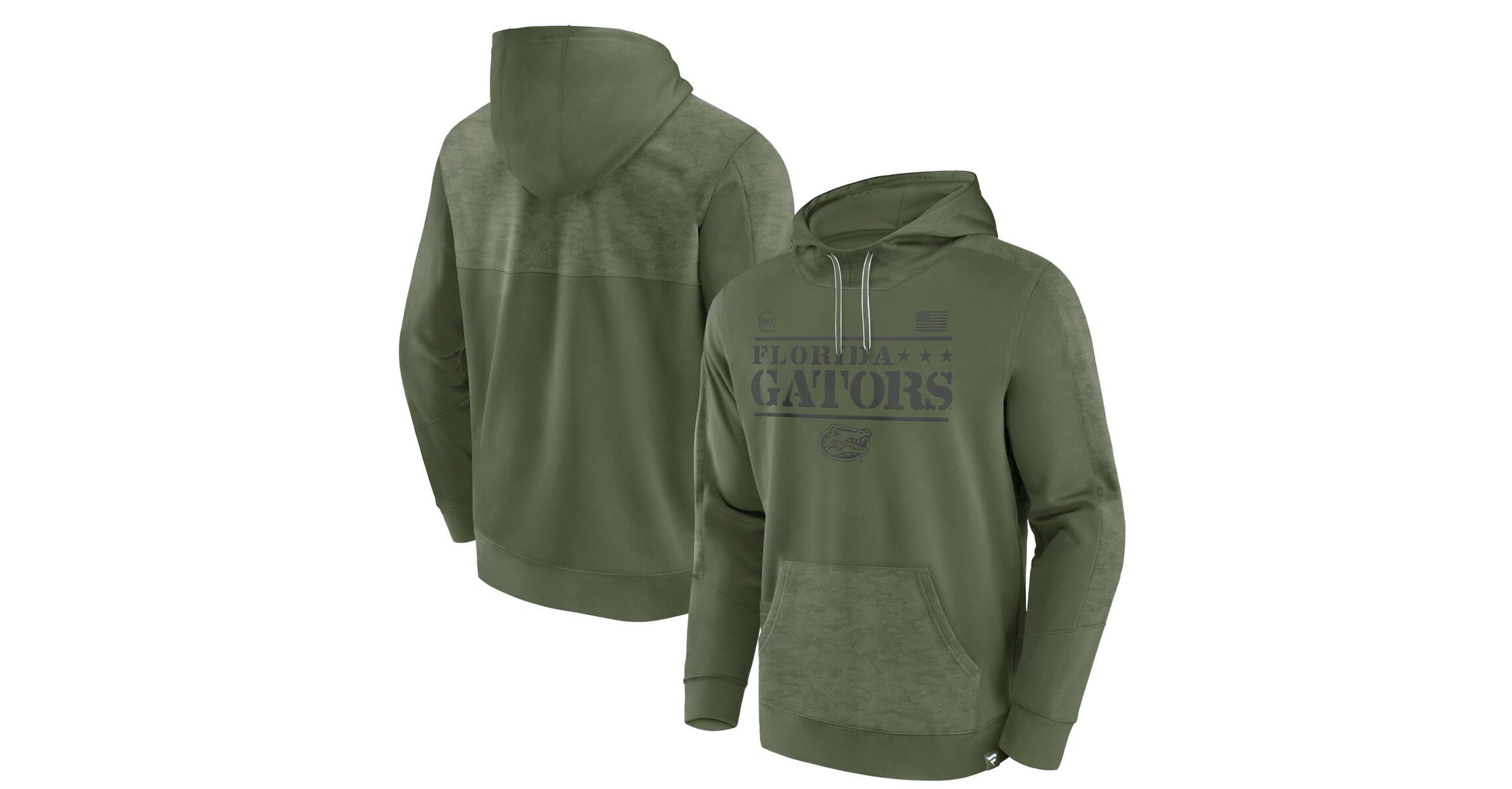 NCAA Fanatics Florida Gators OHT Military Appreciation Stencil Pullover Hoodie