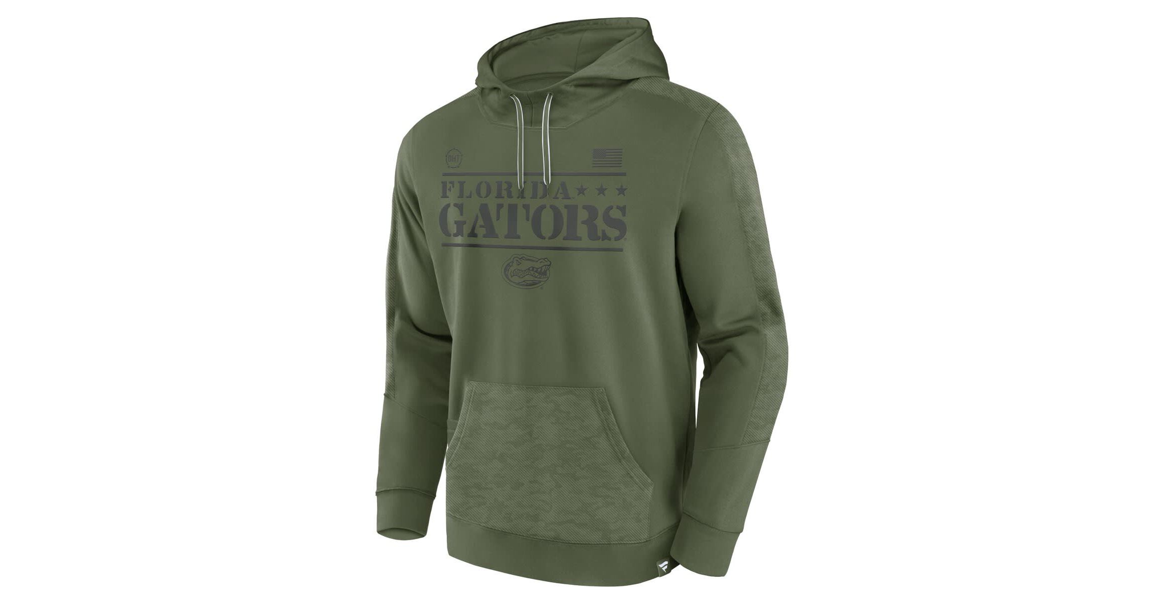 NCAA Fanatics Florida Gators OHT Military Appreciation Stencil Pullover Hoodie