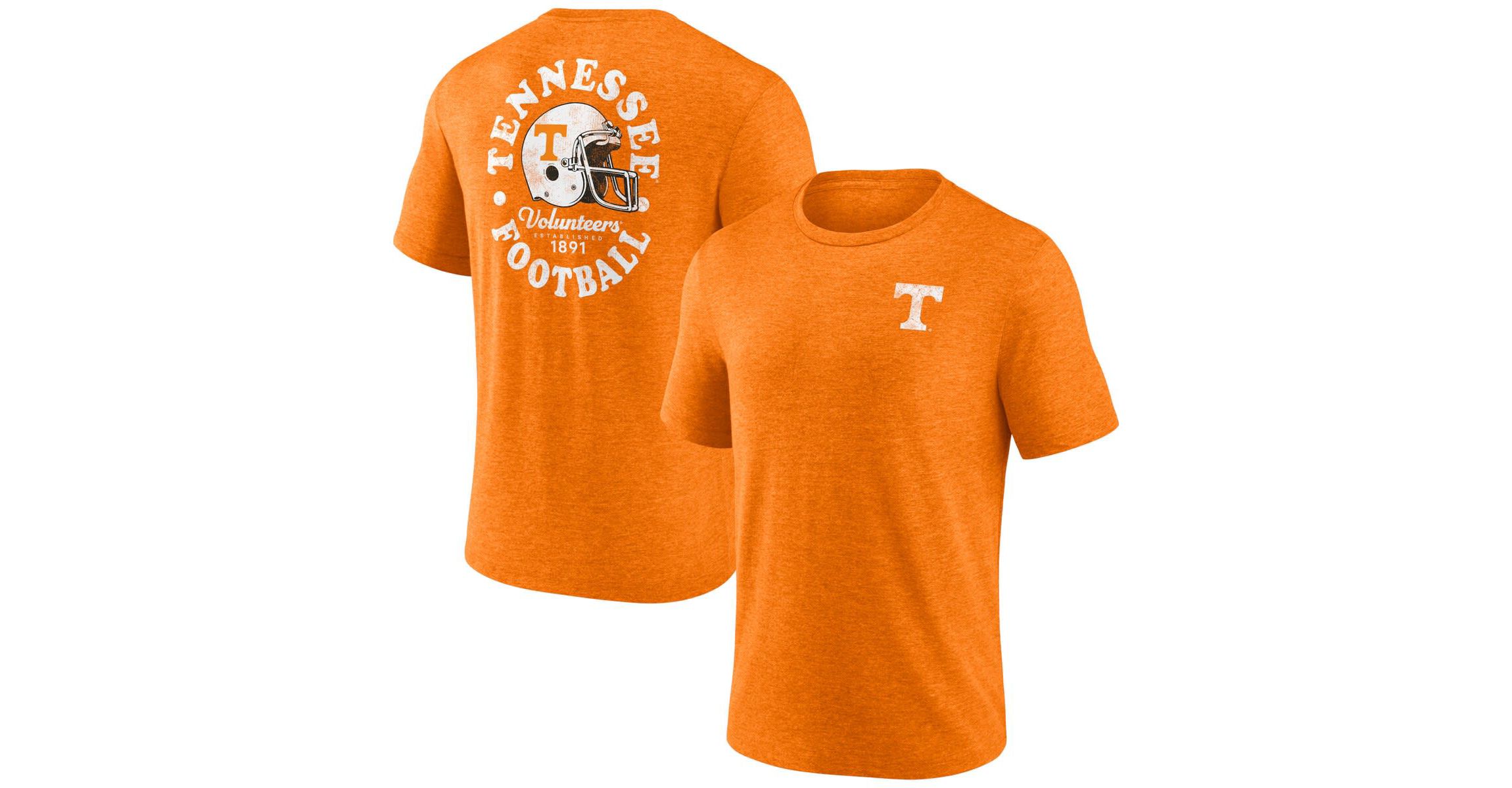 NCAA Fanatics Tennessee Tennessee Volunteers Old-School Bold Tri-Blend T-Shirt