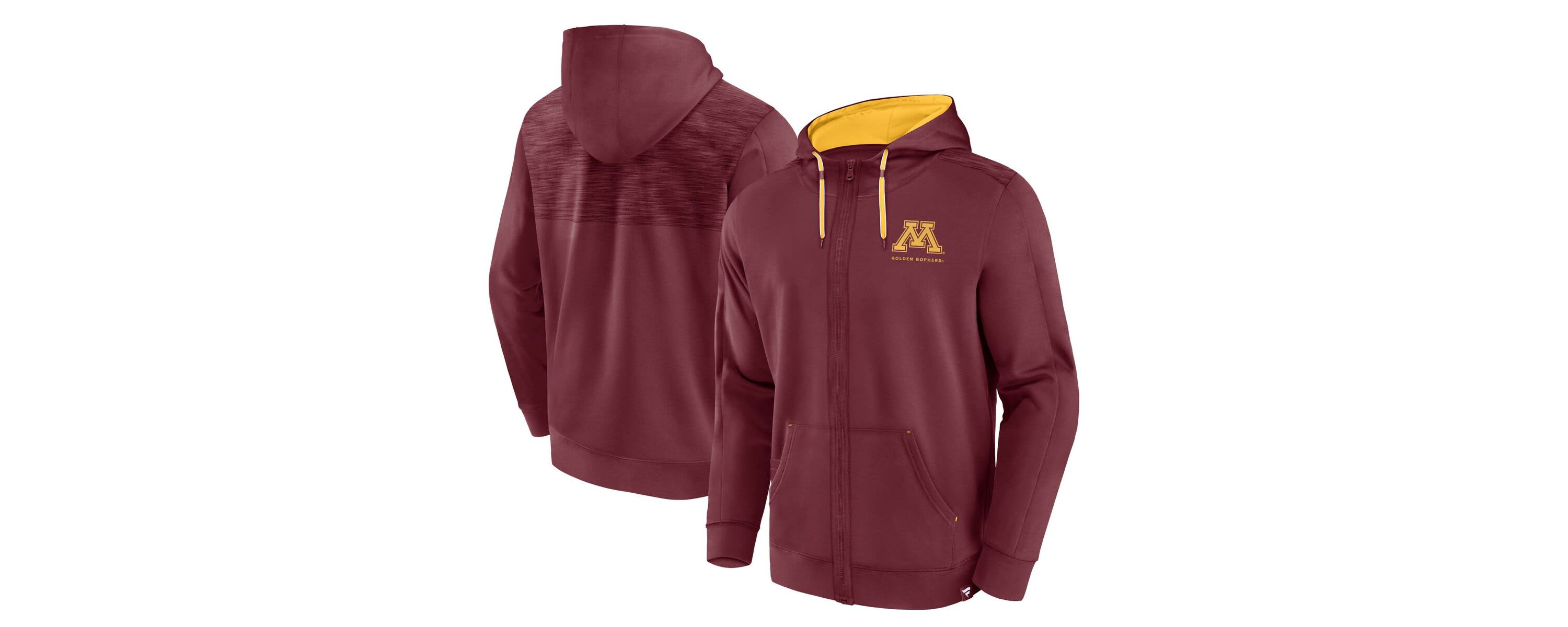 NCAA Fanatics Minnesota Golden Gophers Power Index Full-Zip Hoodie