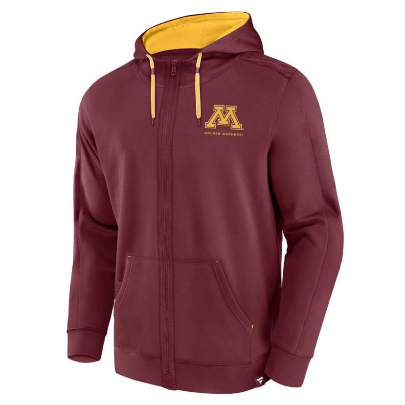 NCAA Fanatics Minnesota Golden Gophers Power Index Full-Zip Hoodie