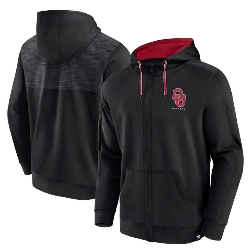 NCAA Fanatics Oklahoma Sooners Power Index Full-Zip Hoodie