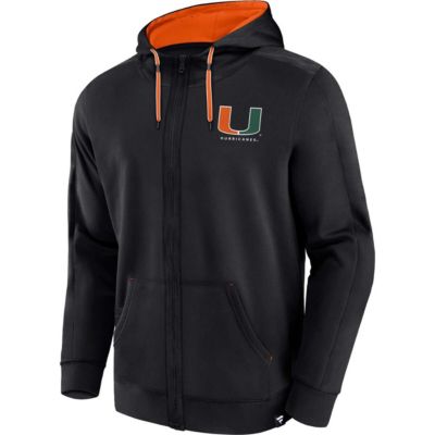 Miami (FL) Hurricanes NCAA Fanatics Miami Hurricanes Power Index Full-Zip Hoodie