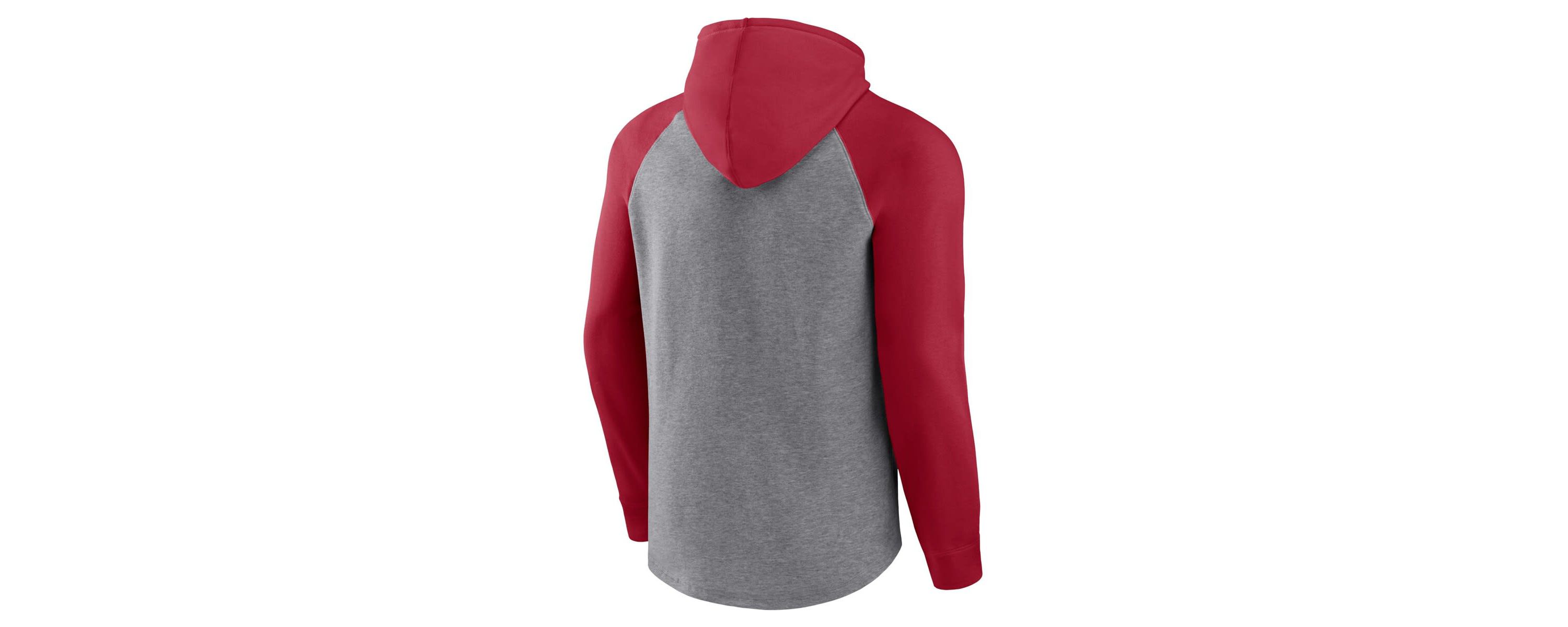 NCAA Fanatics Oklahoma Sooners Wrap Up Raglan Pullover Hoodie