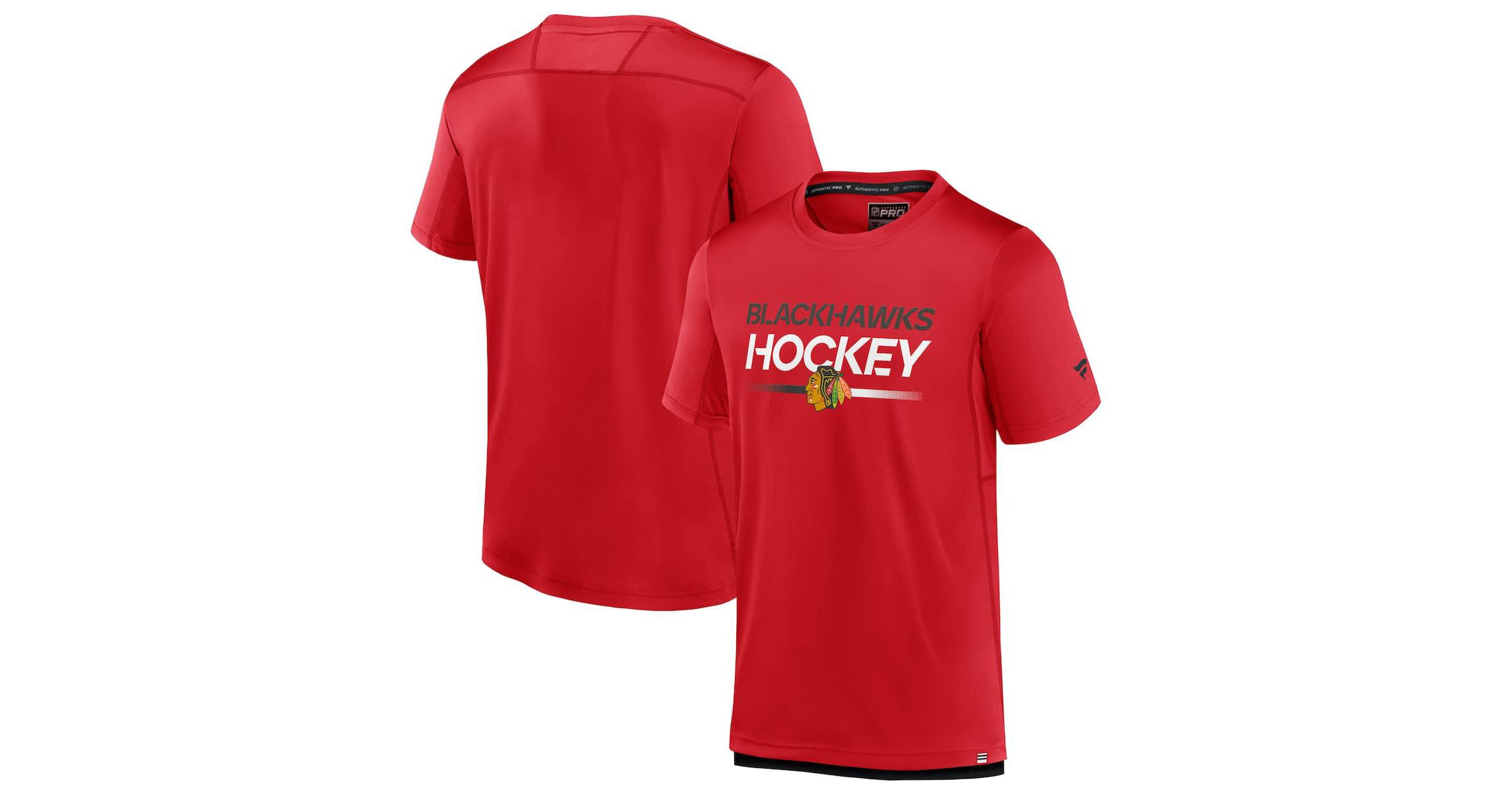 NHL Fanatics Chicago Blackhawks Authentic Pro Tech T-Shirt