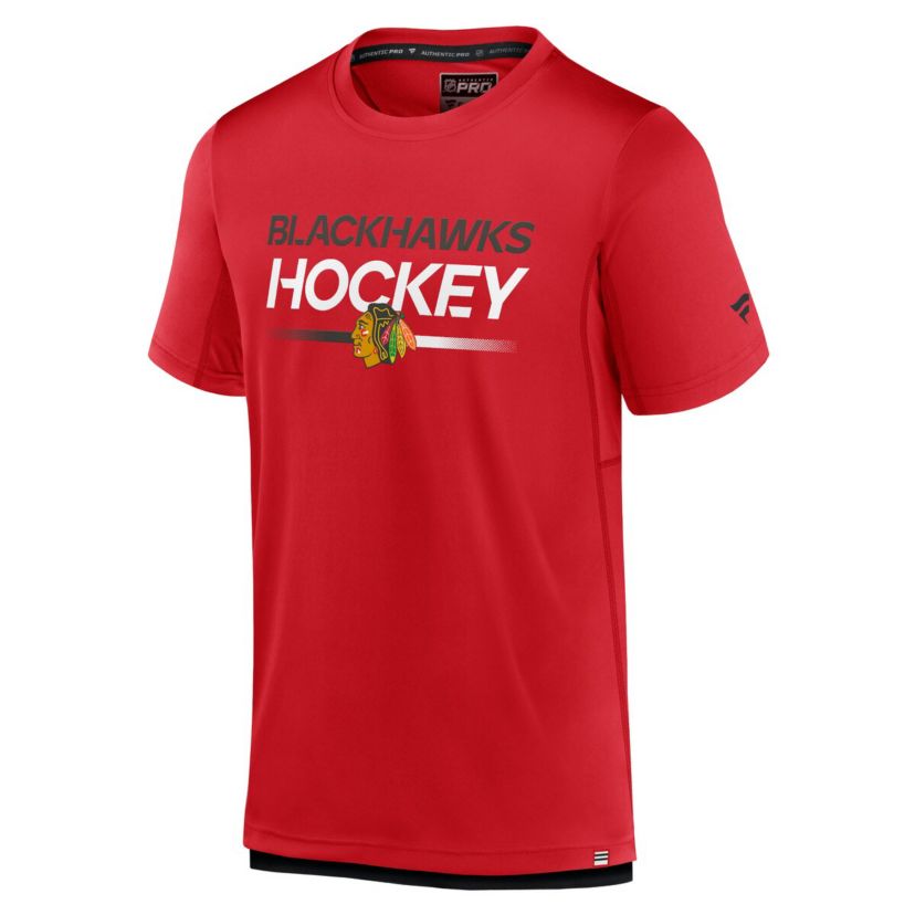 NHL Fanatics Chicago Blackhawks Authentic Pro Tech T-Shirt