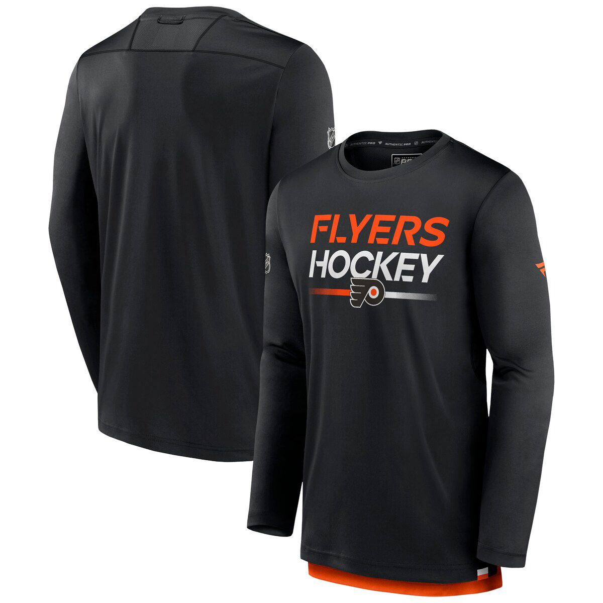 NHL Fanatics Philadelphia Flyers Authentic Pro Long Sleeve T-Shirt