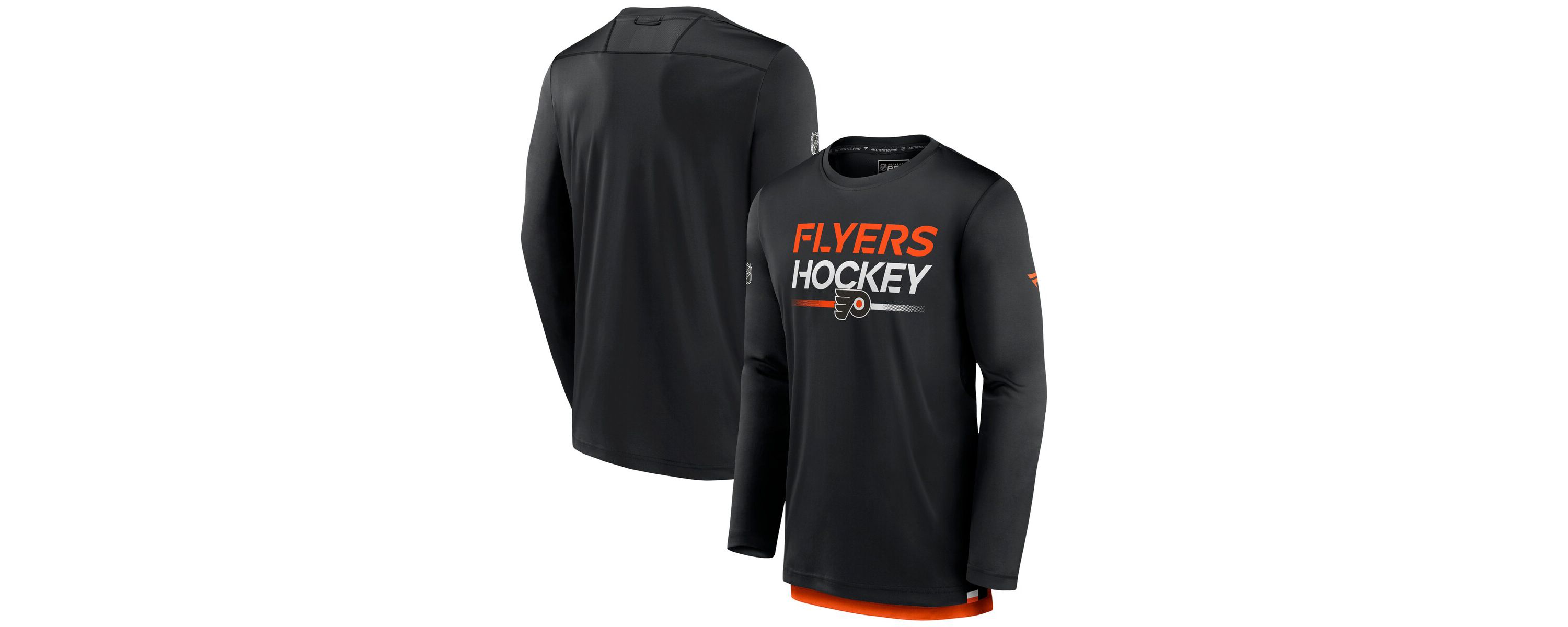 NHL Fanatics Philadelphia Flyers Authentic Pro Long Sleeve T-Shirt