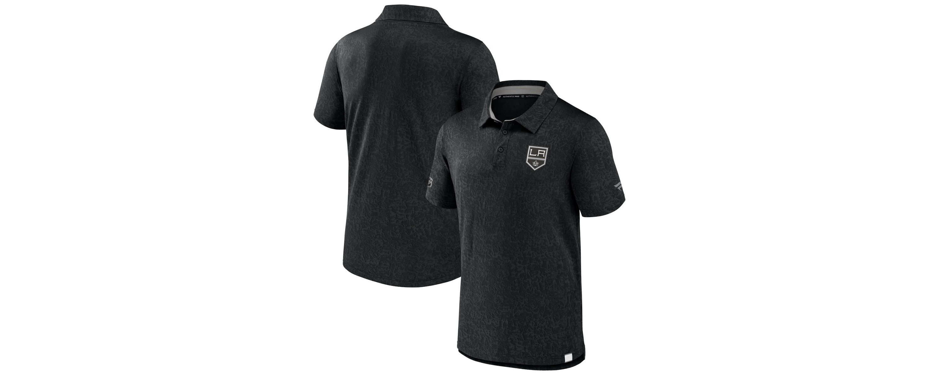 NHL Fanatics Los Angeles Kings Authentic Pro Jacquard Polo