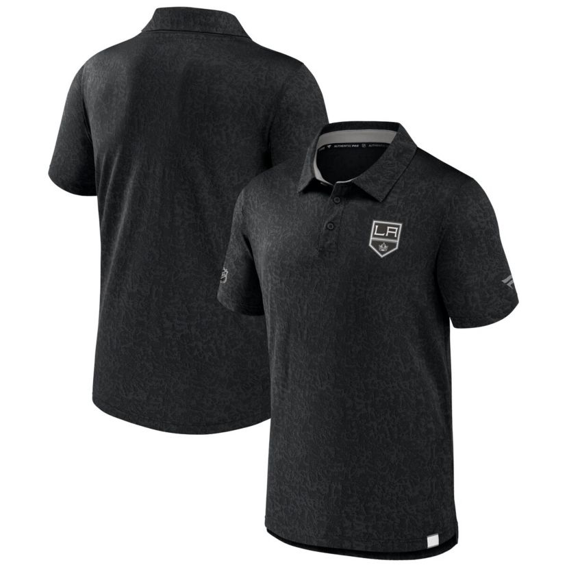 NHL Fanatics Los Angeles Kings Authentic Pro Jacquard Polo