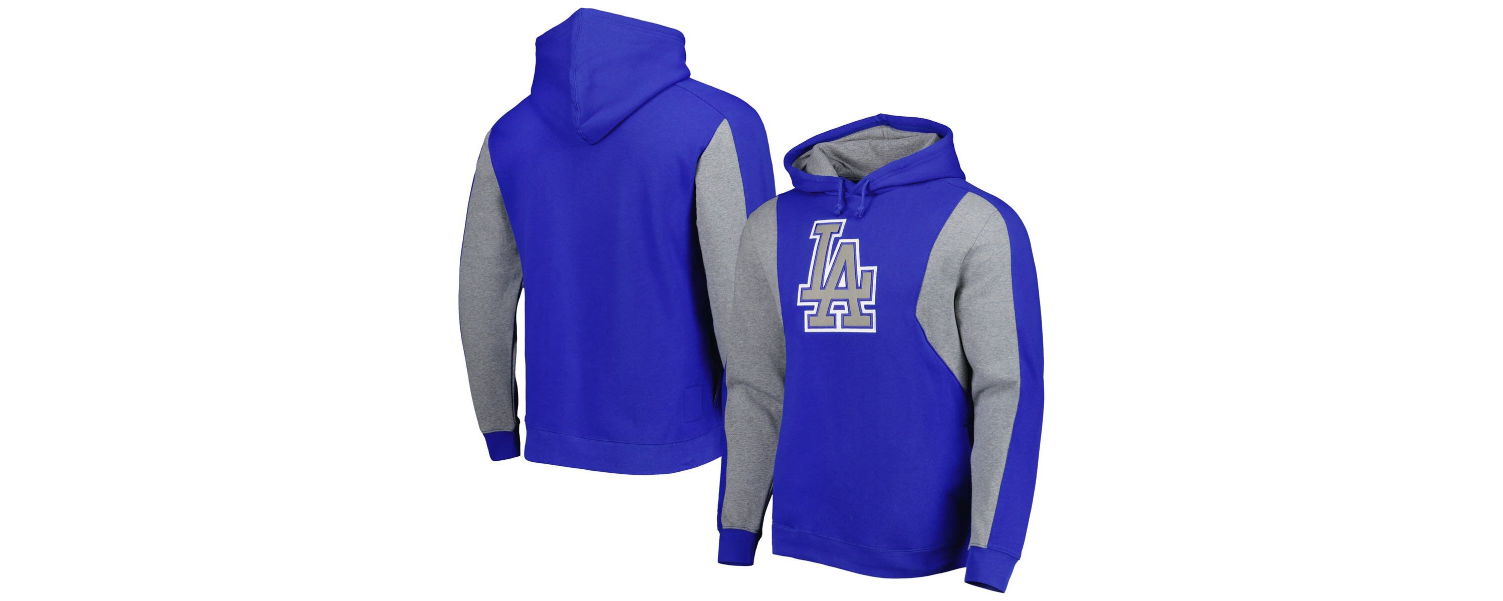 MLB Los Angeles Dodgers Colorblocked Fleece Pullover Hoodie