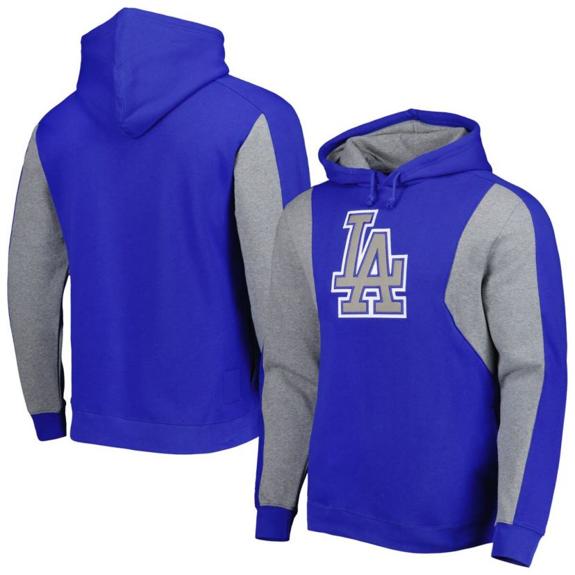 MLB Los Angeles Dodgers Colorblocked Fleece Pullover Hoodie