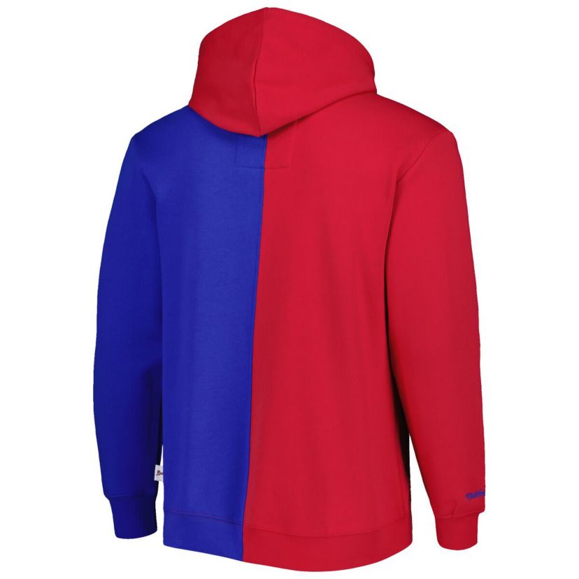 MLB Red/Royal Atlanta Braves Fleece Full-Zip Hoodie
