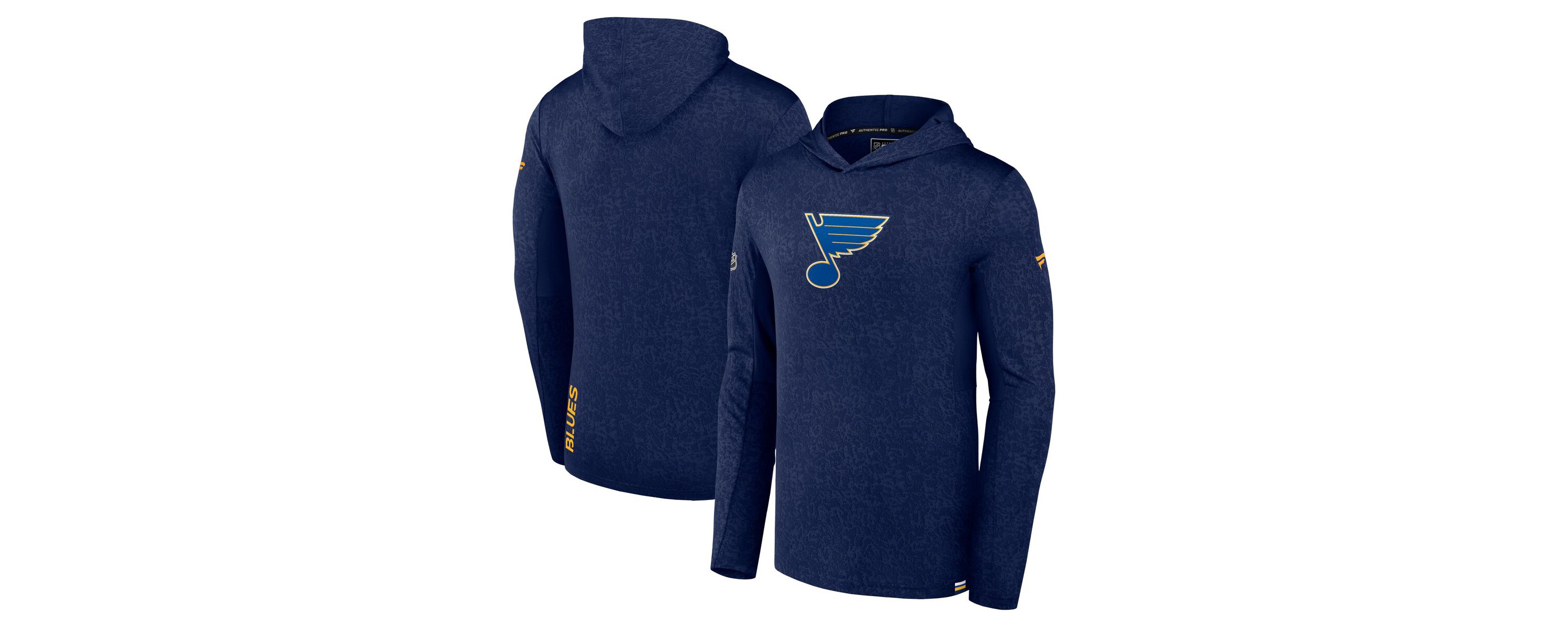 NHL Fanatics St. Louis Blues Authentic Pro Lightweight Pullover Hoodie