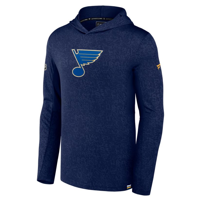 NHL Fanatics St. Louis Blues Authentic Pro Lightweight Pullover Hoodie