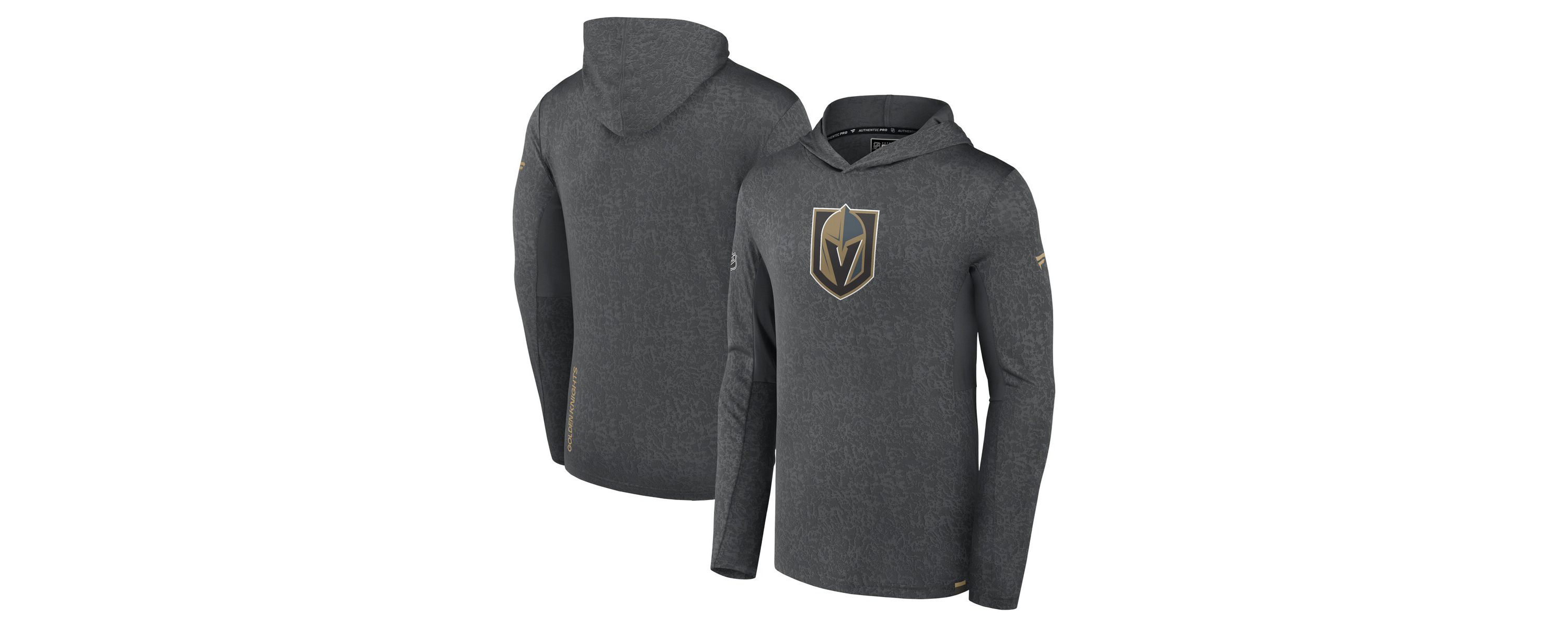 NHL Fanatics Vegas Golden Knights Authentic Pro Lightweight Pullover Hoodie